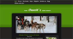 Desktop Screenshot of cheeniks.com